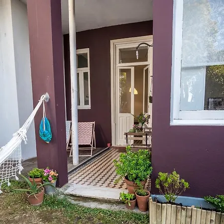 Art Nouveu House With Backyard